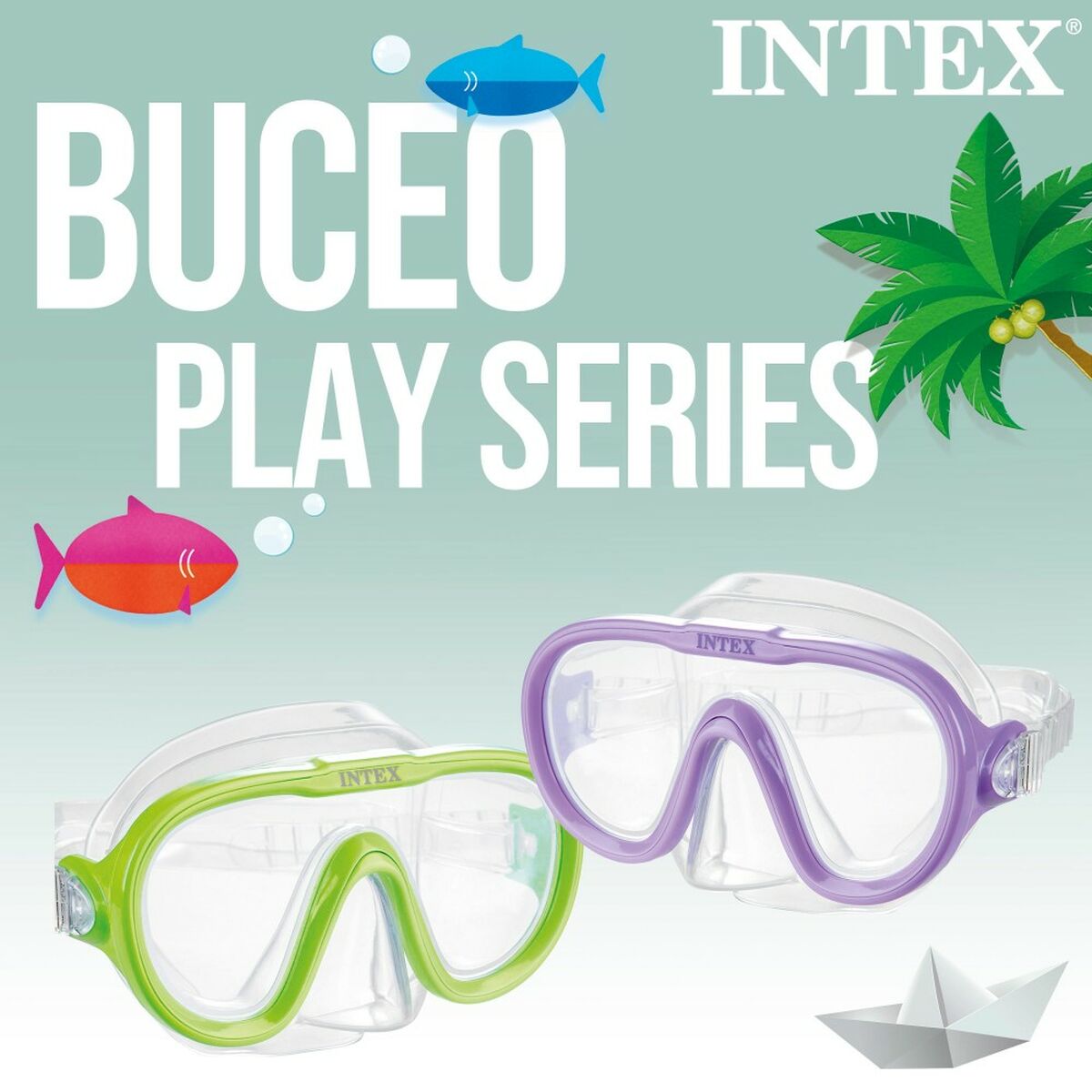 Snorkel Intex Sea Scan Purpur - 7