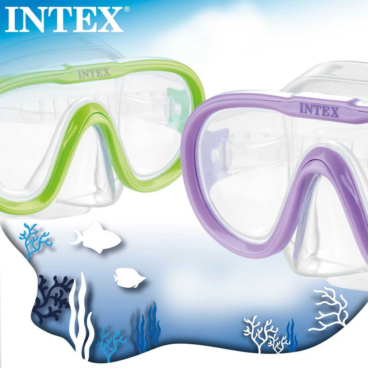 Snorkel Intex Sea Scan Purpur - 6