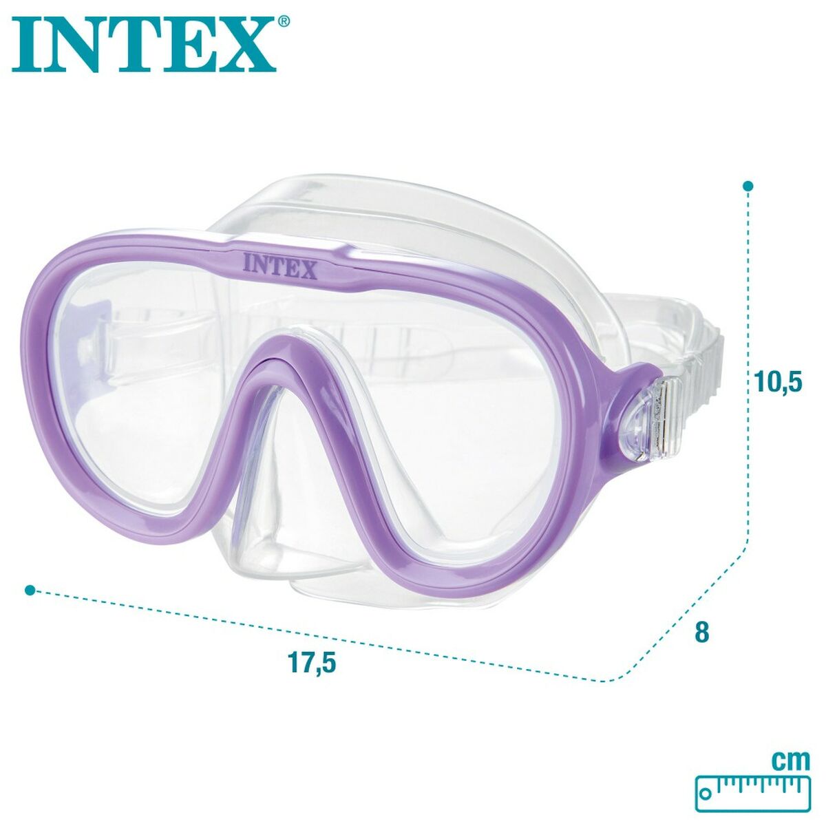 Snorkel Intex Sea Scan Purpur - 15