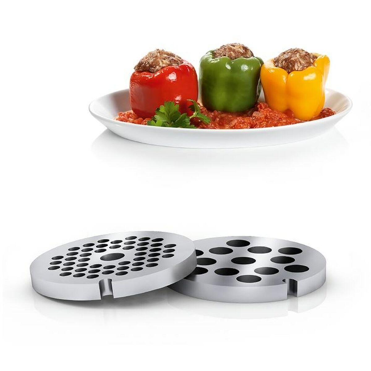 Köttkvarn BOSCH MFW3X13B Vit Rostfritt stål 500 W 25 x 23 x 16 cm - 7