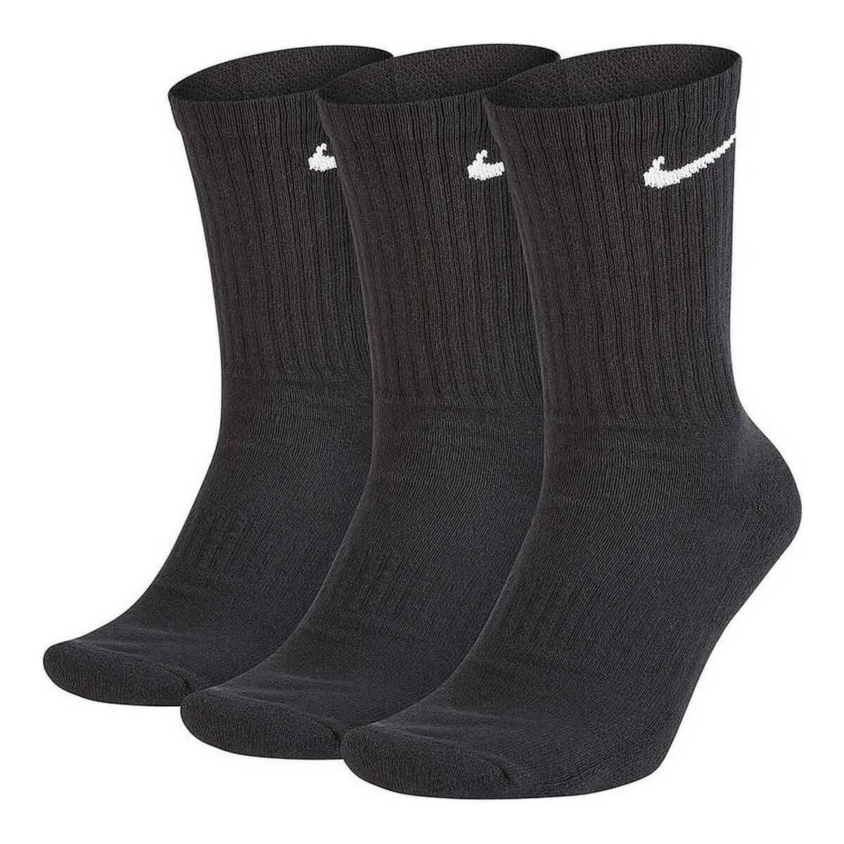 Sportstrumpor Nike  EVERYDAY CUSHIONED SX7664 Svart Nylon (3 pcs)