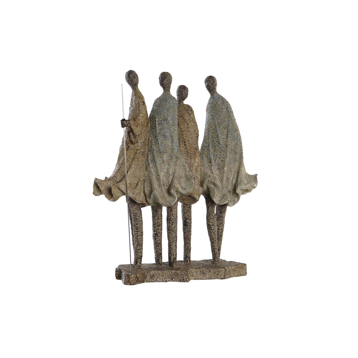 Prydnadsfigur DKD Home Decor Afrikanska Harts Multicolour (33,5 x 14,5 x 41 cm) - 4
