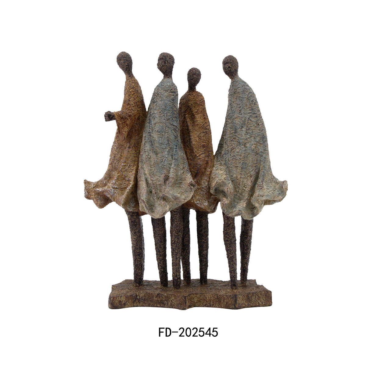 Prydnadsfigur DKD Home Decor Afrikanska Harts Multicolour (33,5 x 14,5 x 41 cm) - 2