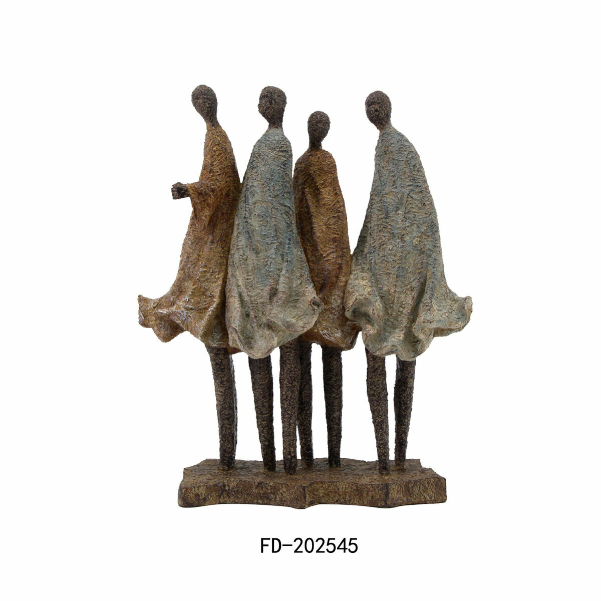 Prydnadsfigur DKD Home Decor Afrikanska Harts Multicolour (33,5 x 14,5 x 41 cm) - 5
