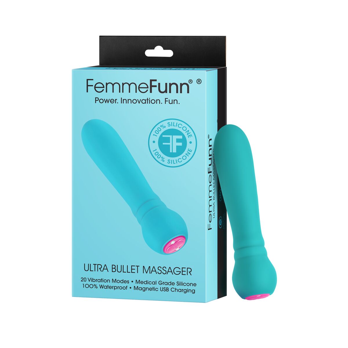 Minivibrator FemmeFunn Ultra Bullet Grön - 4