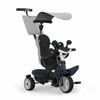 Trehjuling Smoby Baby Driver Grå