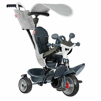 Trehjuling Smoby Baby Driver Grå