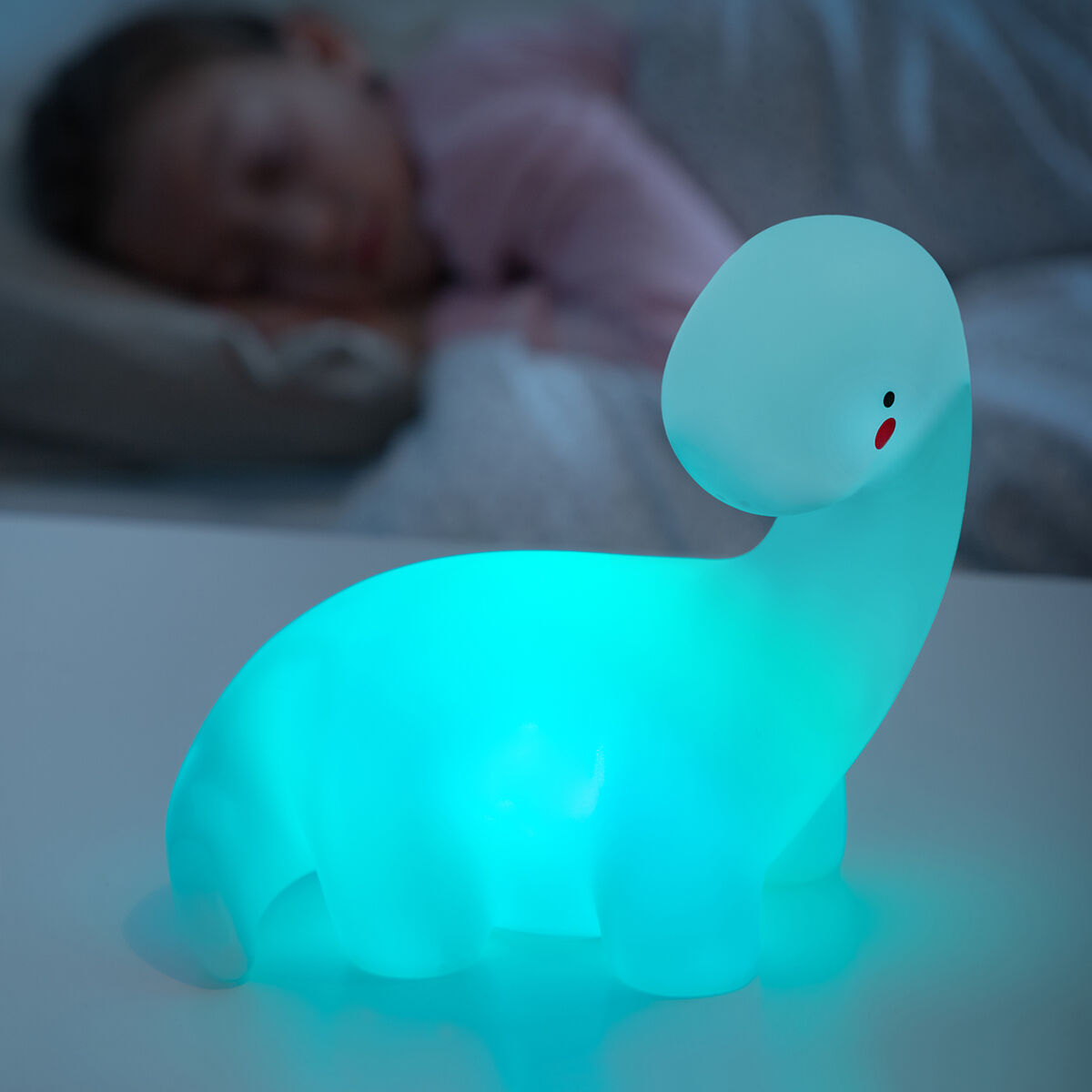 Flerfärgad dinosaurielampa med LED Lightosaurus InnovaGoods - 2