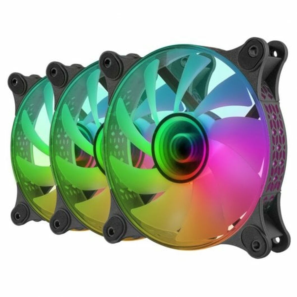Lådfläkt Mars Gaming MF3DKIT Ø 12 cm (3 antal) - 4