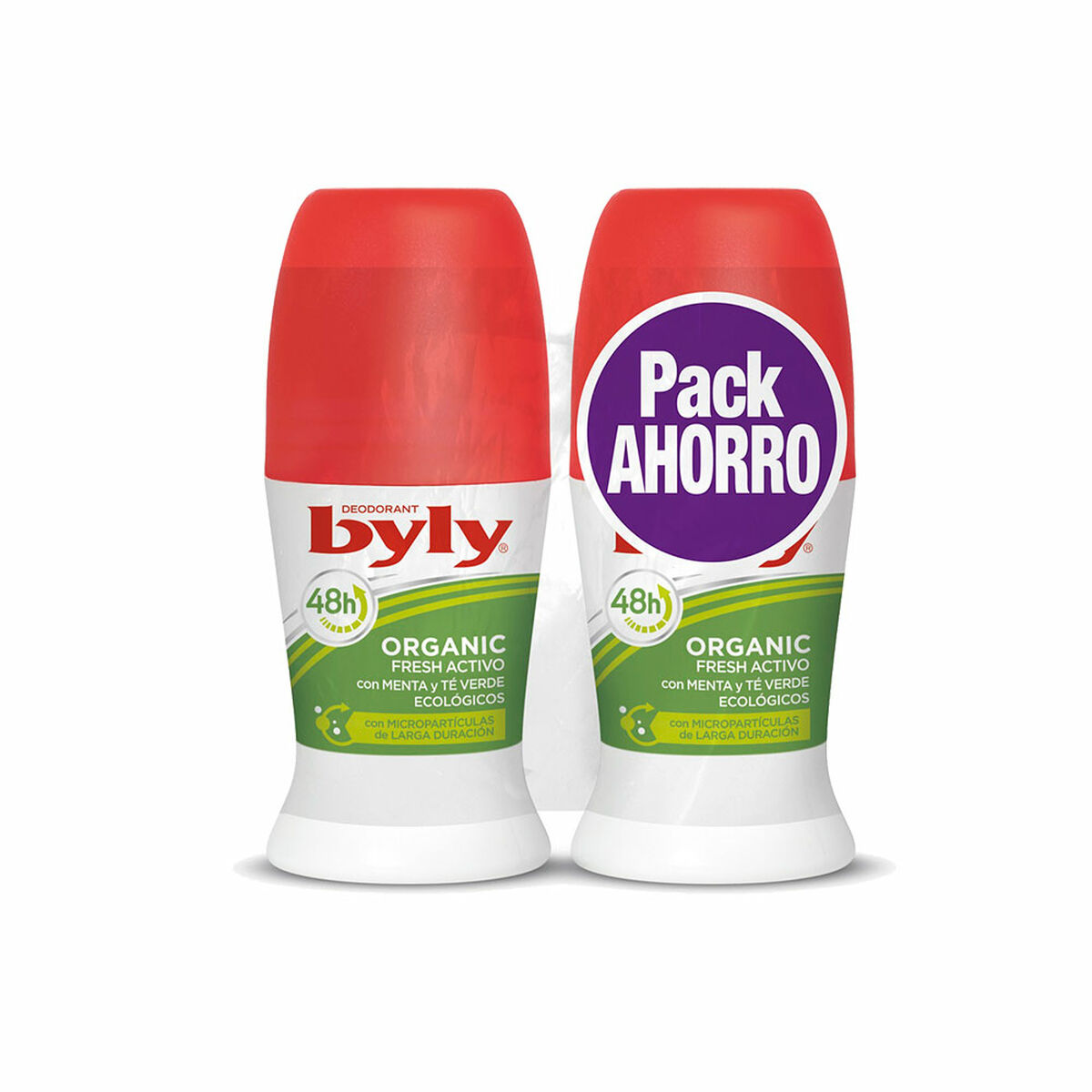 Roll-on deodorant Byly Organic Extra Fresh Active 50 ml 2 antal - 2