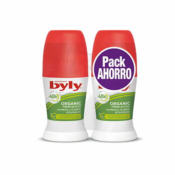 Roll-on deodorant Byly Organic Extra Fresh Active 50 ml 2 antal
