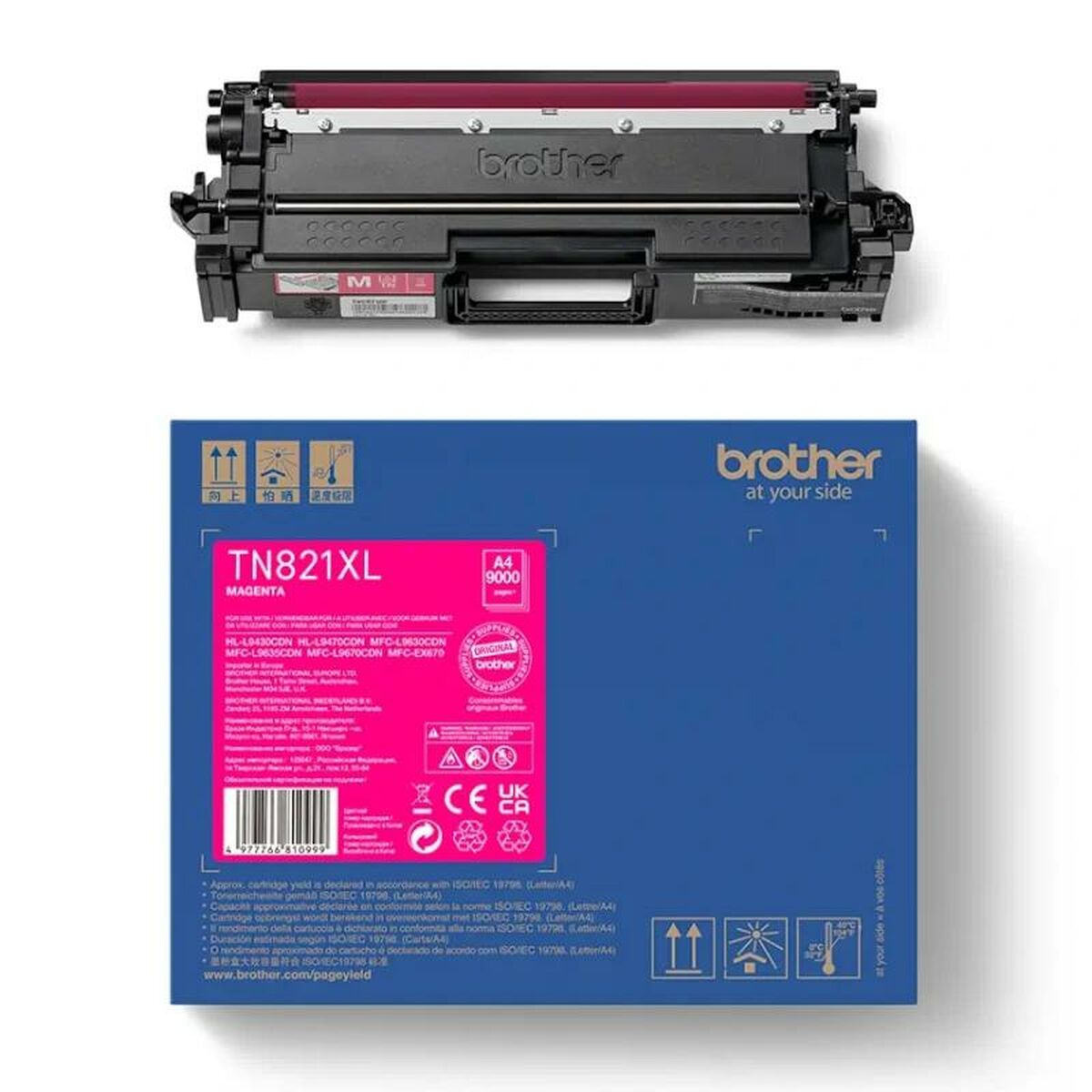 Toner Brother TN821XLM Magenta - 3
