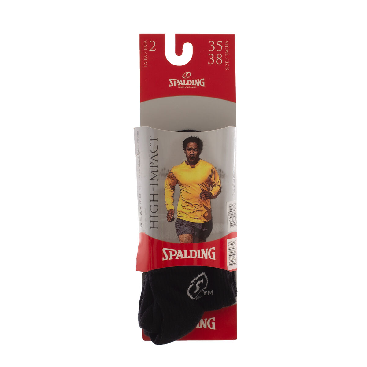 Strumpor Spalding  HIGHT-IMPACT C34021 Svart Män - 3
