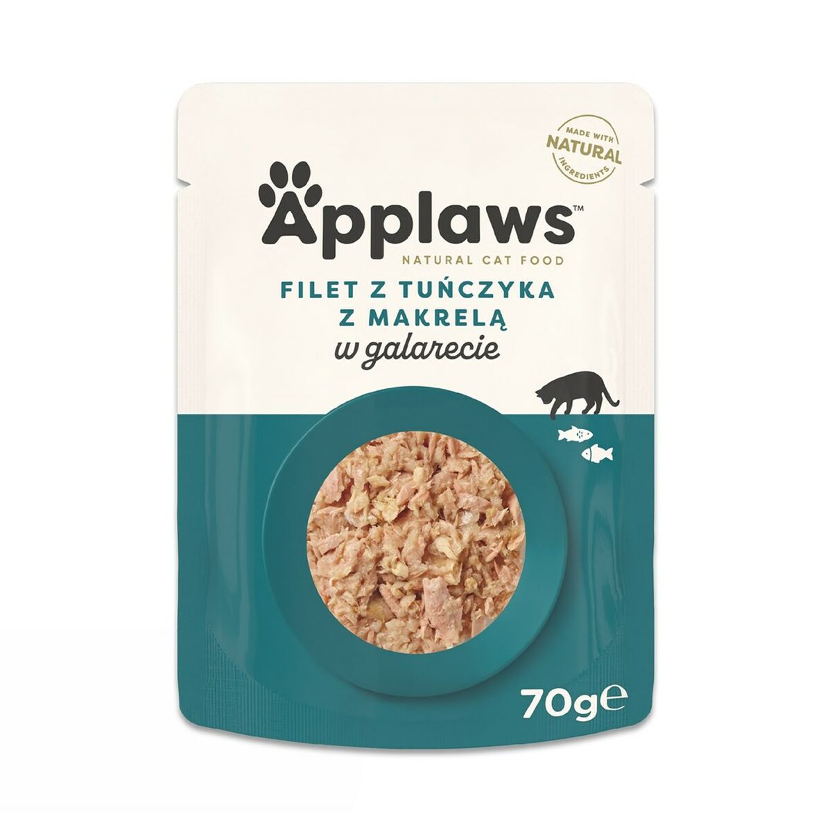 Kattmat Applaws Tuna Fillet with Mackerel in Jelly Fisk 70 g