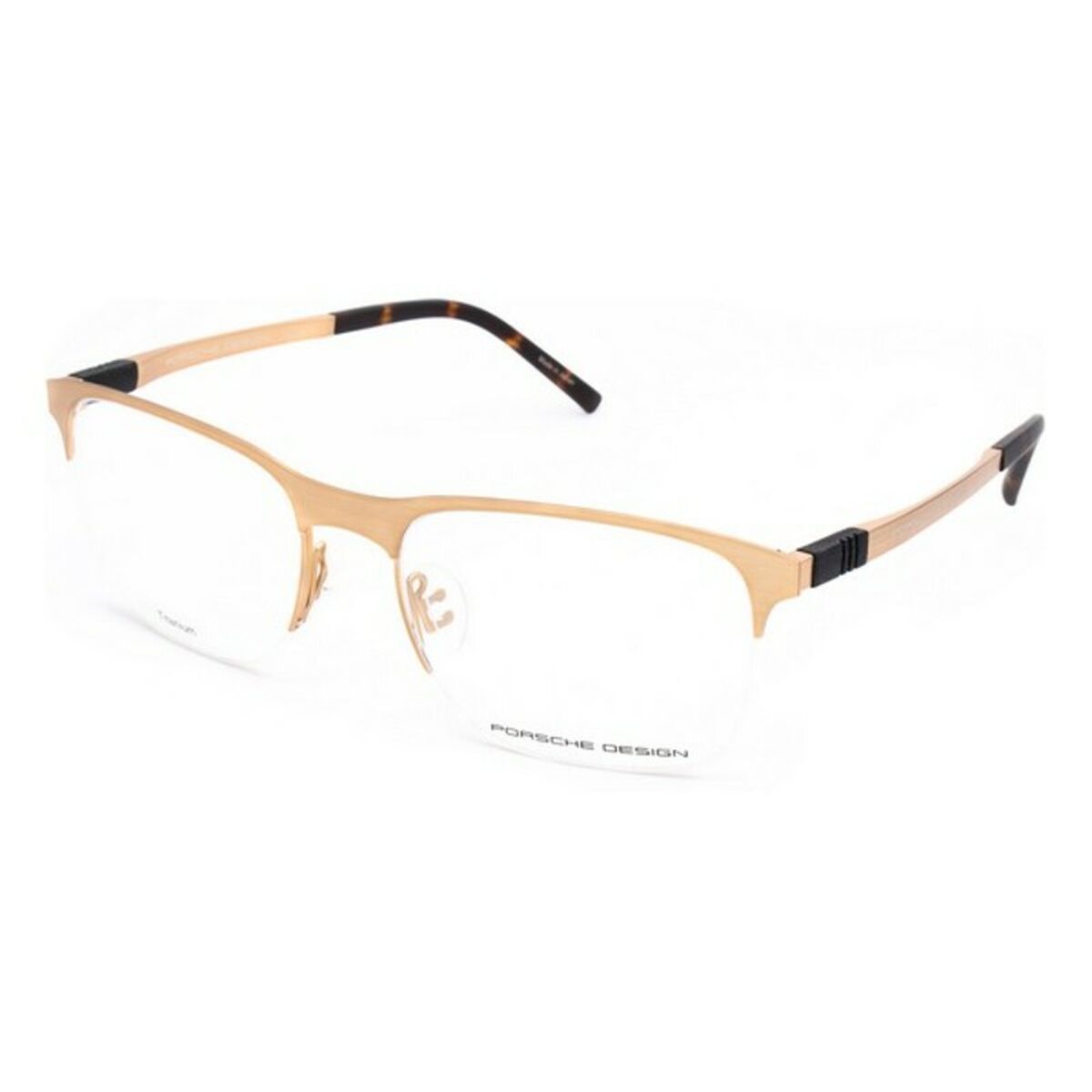 Glasögonbågar Porsche Svart Gyllene ø 54 mm - 4