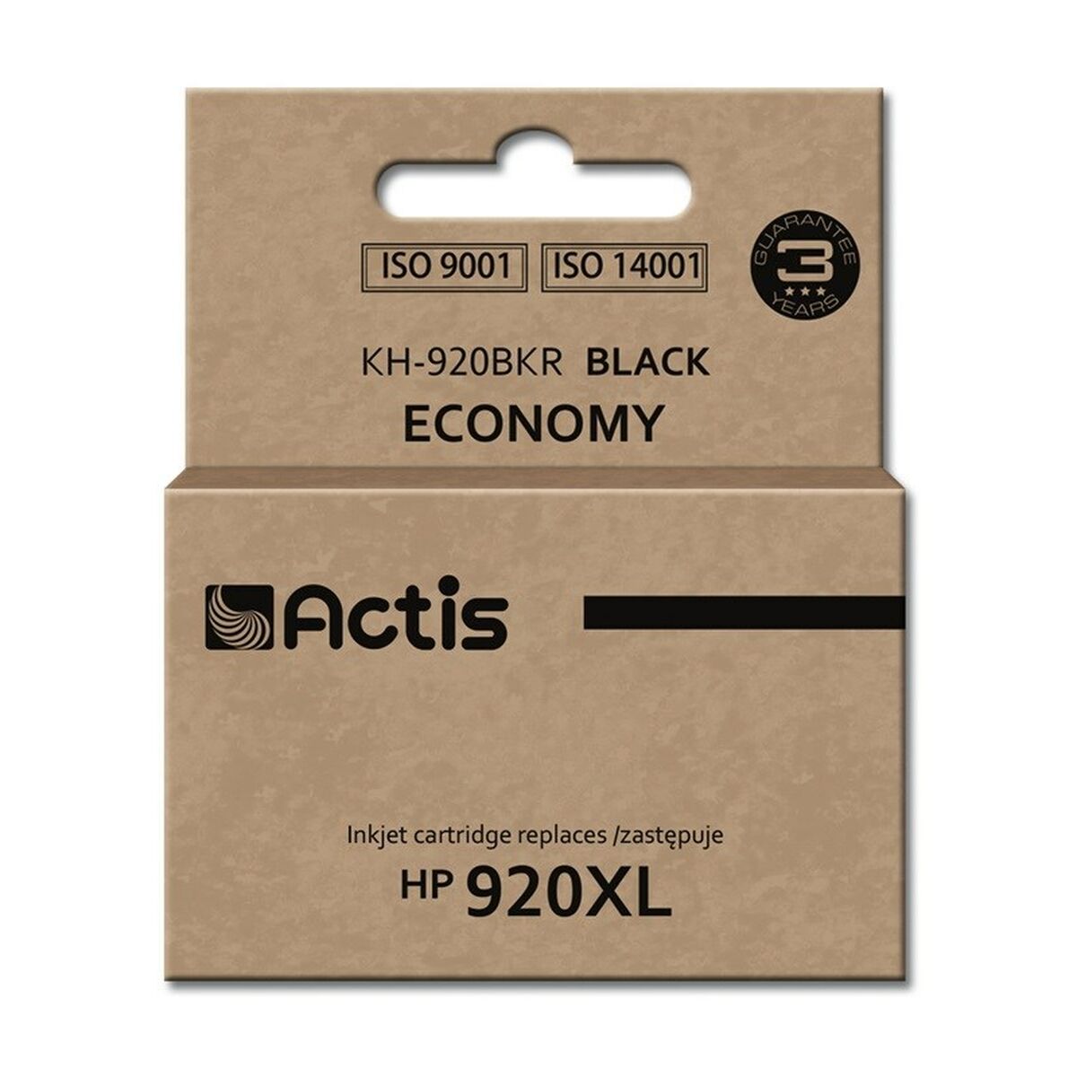 Original Bläckpatron Actis KH-920BKR Svart