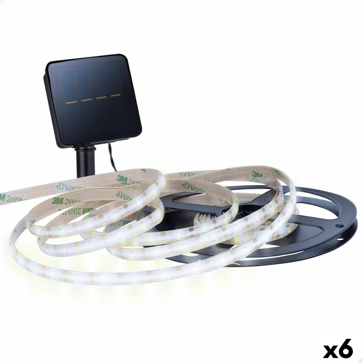 Belysningsremsa Aktive LED Vit Trädgård 3 m (6 antal) - 6
