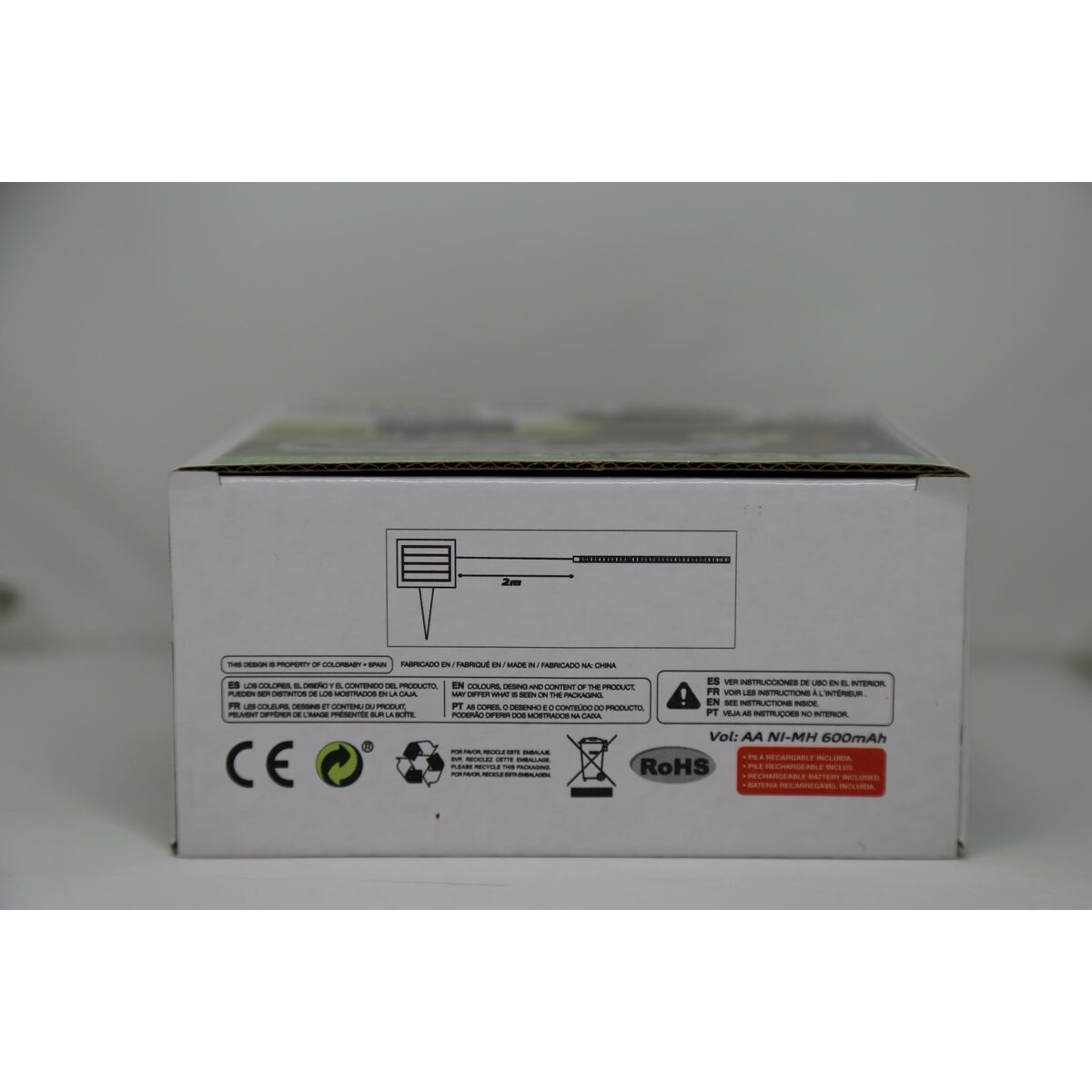 Belysningsremsa Aktive LED Vit Trädgård 3 m (6 antal) - 12