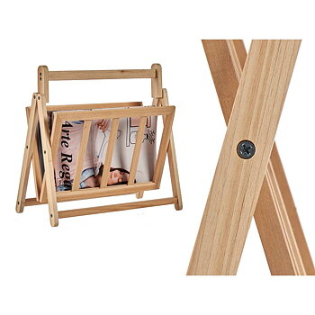 Tidningsställ Kipit XJL146062 Brun Trä 30 x 37,5 x 36,5 cm (12 antal)