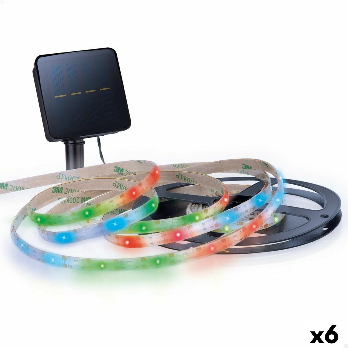 Belysningsremsa Aktive LED Multicolour Trädgård 3 m (6 antal) - 6