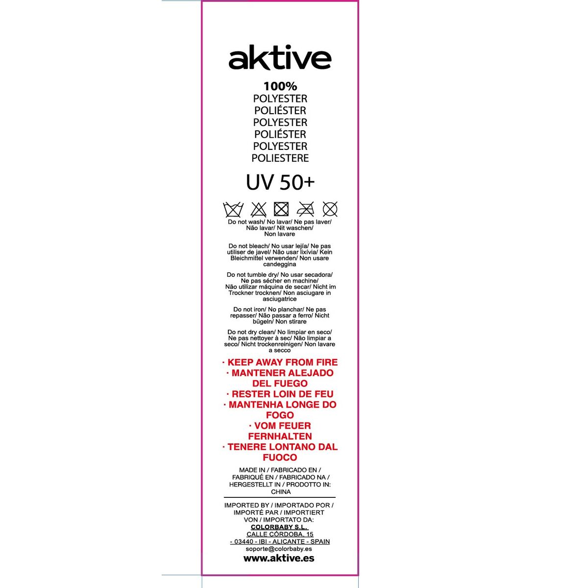 Paraply Aktive Blå 220 x 207,5 x 220 cm (6 antal) - 8