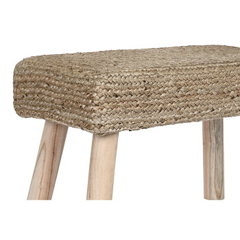 Fotpall DKD Home Decor Brun Jute Naturell Urban 60 x 30 x 40 cm