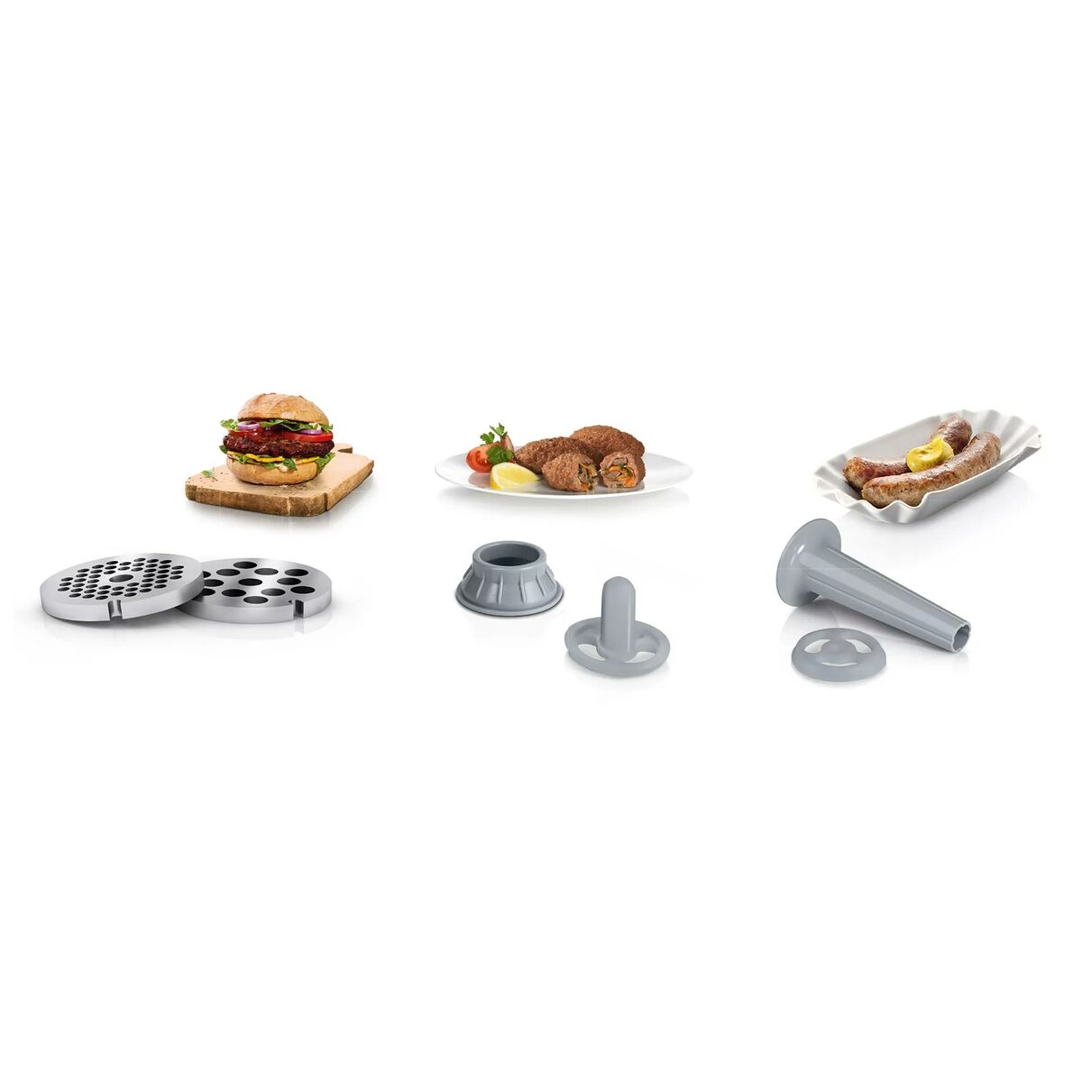 Köttkvarn BOSCH MFW2520W Vit 1500 W - 3