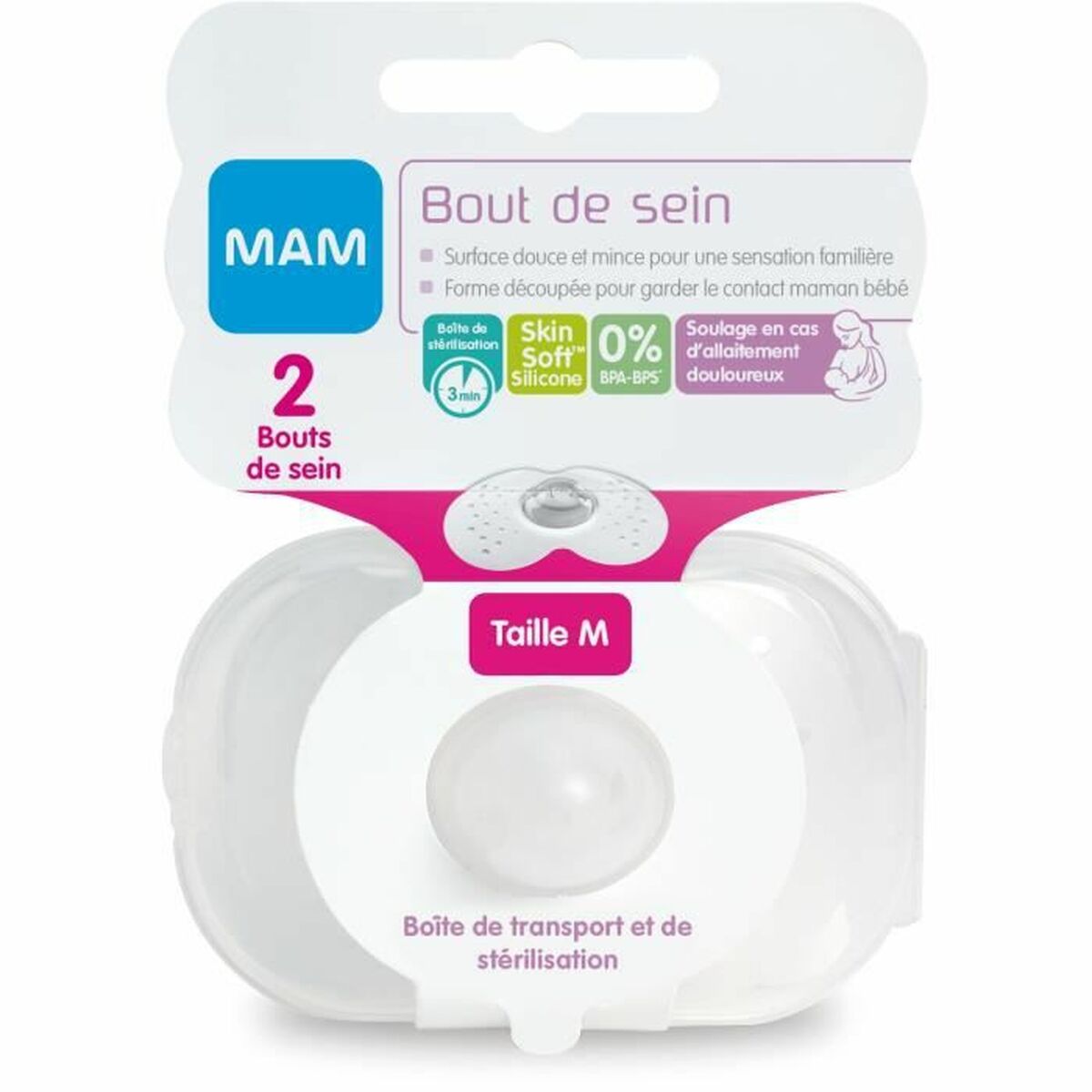 Skydd för bröstvårtor MAM M 20 mm - 4