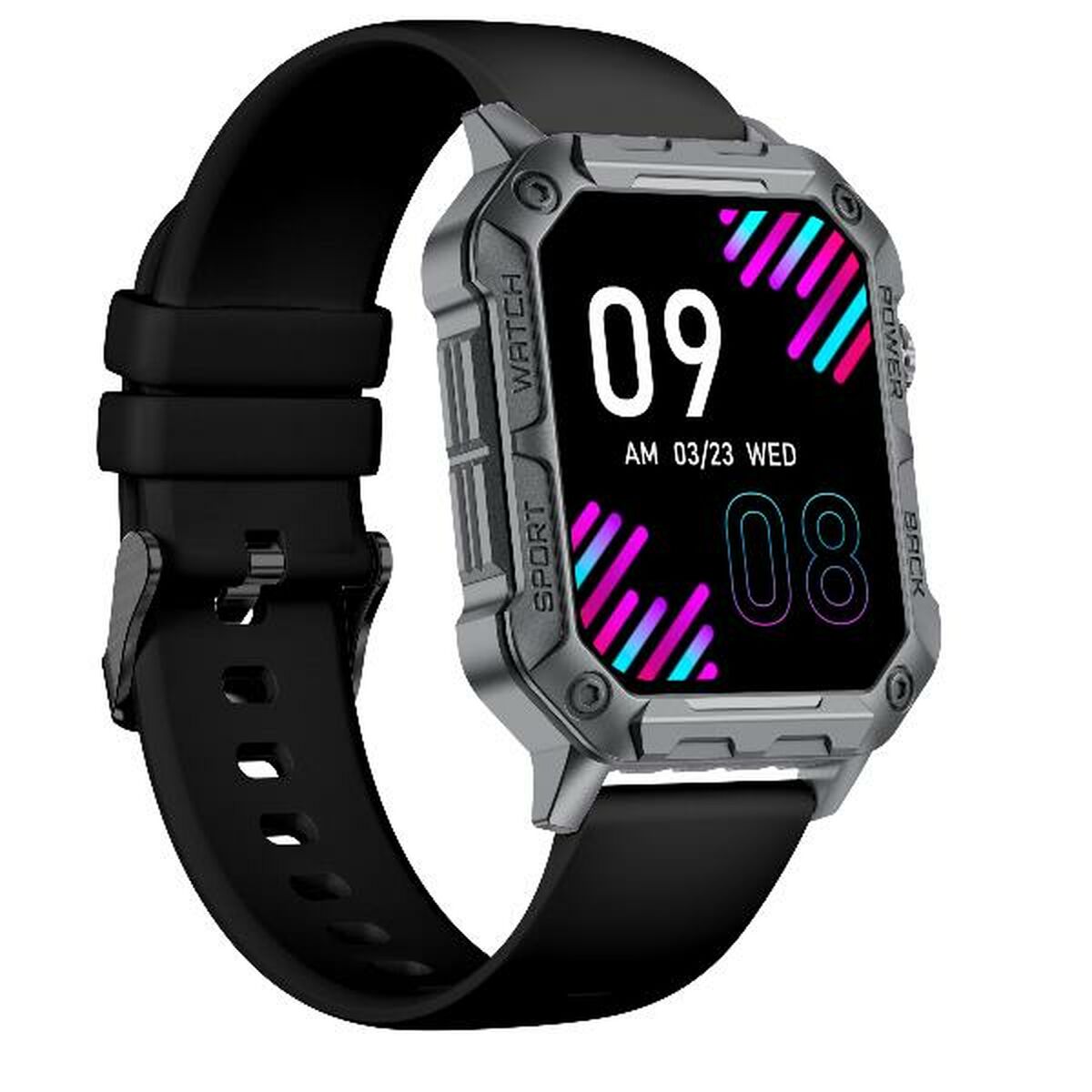 Smartklocka Nilox Trailwatch Sport 1,91" Svart