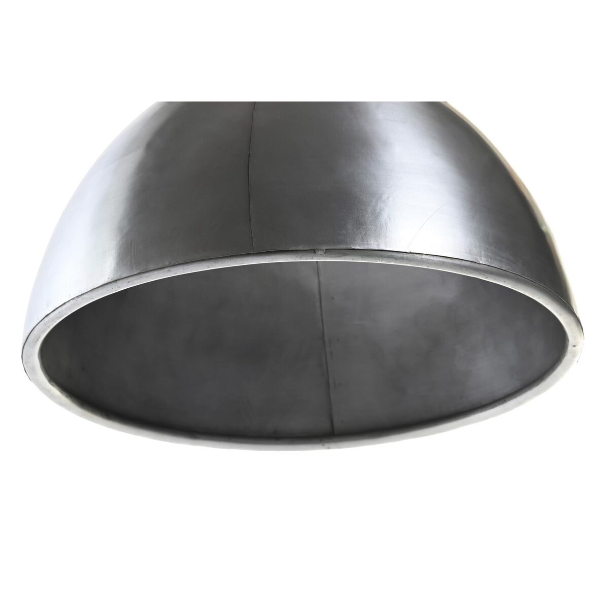 Taklampa DKD Home Decor Brun Silvrig Järn Mangoträ 50 W 40 x 40 x 47 cm - 8