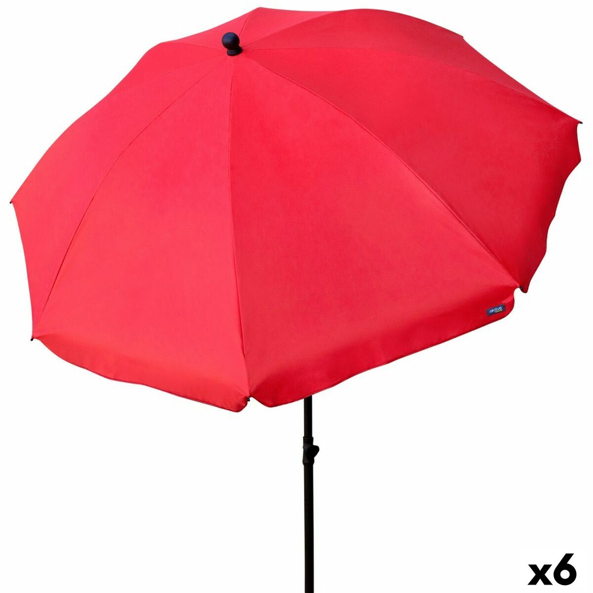 Paraply Aktive Röd 240 x 230 x 240 cm (6 antal) - 6