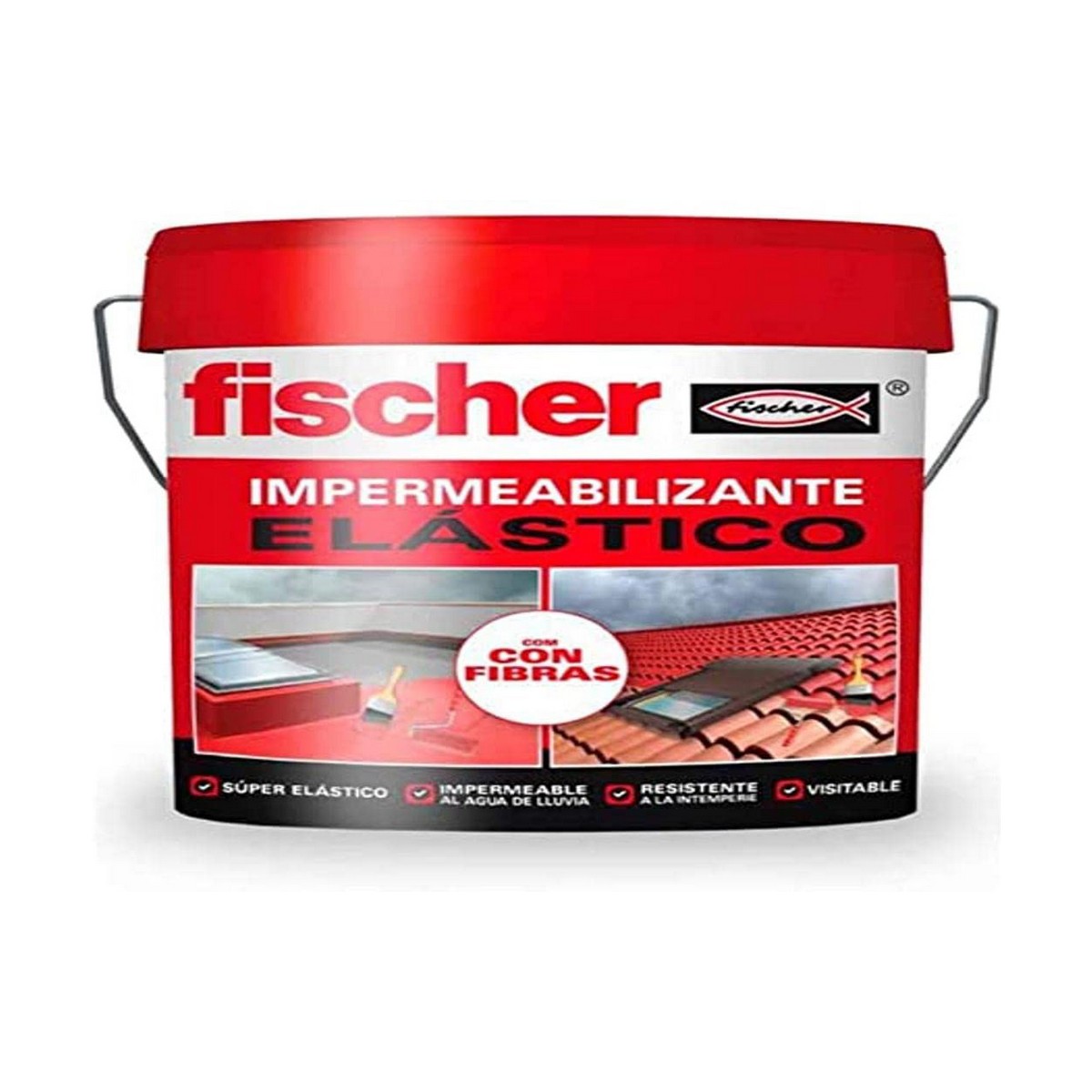 Impregnering Fischer 548713 Multicolour Terrakota n Plast 4 L - 6