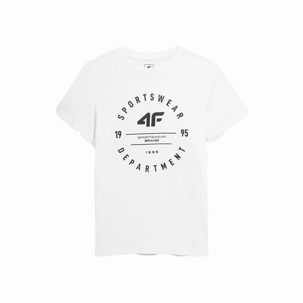 T-shirt med kortärm Barn 4F M294  Vit - 3
