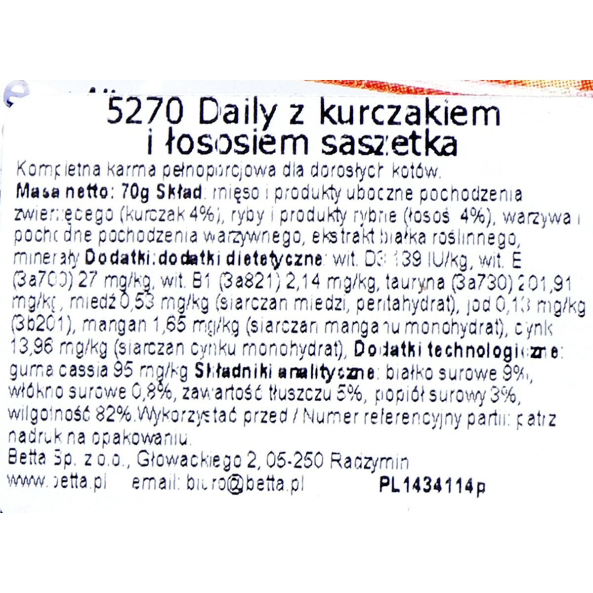 Kattmat Almo Nature Daily Kyckling Lax 70 L 70 g - 2