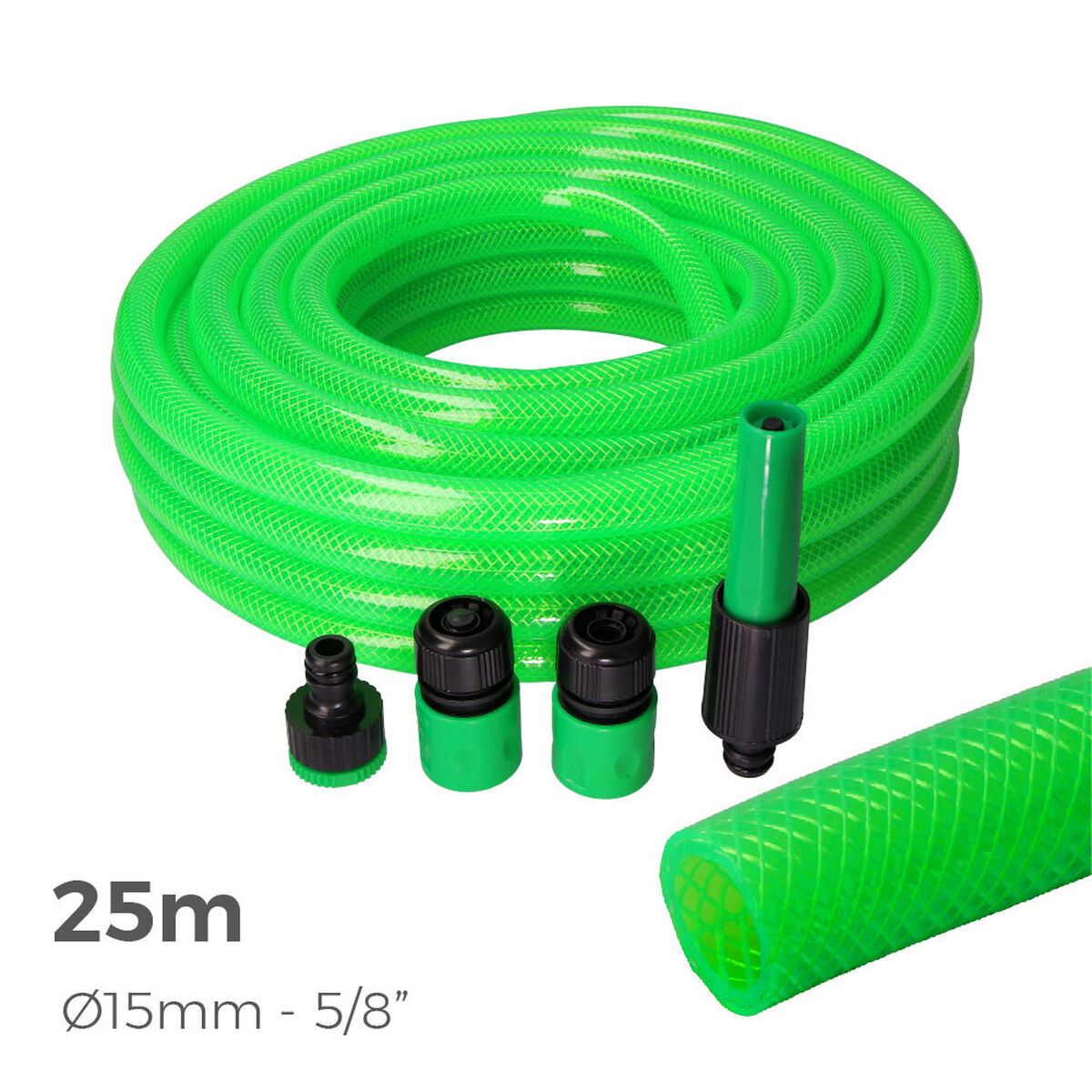 Slang EDM 74062 PVC Ø 15 mm (25 m) (5 antal) - 4