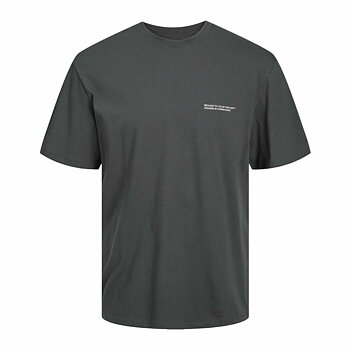 T-shirt med kortärm Herr Jack & Jones Jorvesterbro Mörkgrå