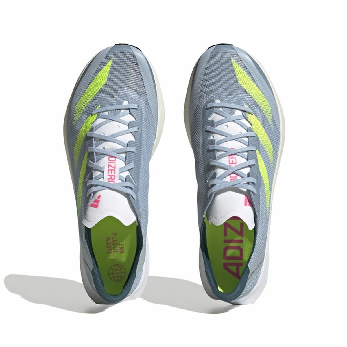 Löparskor, Vuxna Adidas Adizero Adios 8 Grå Ljusgrå - 4