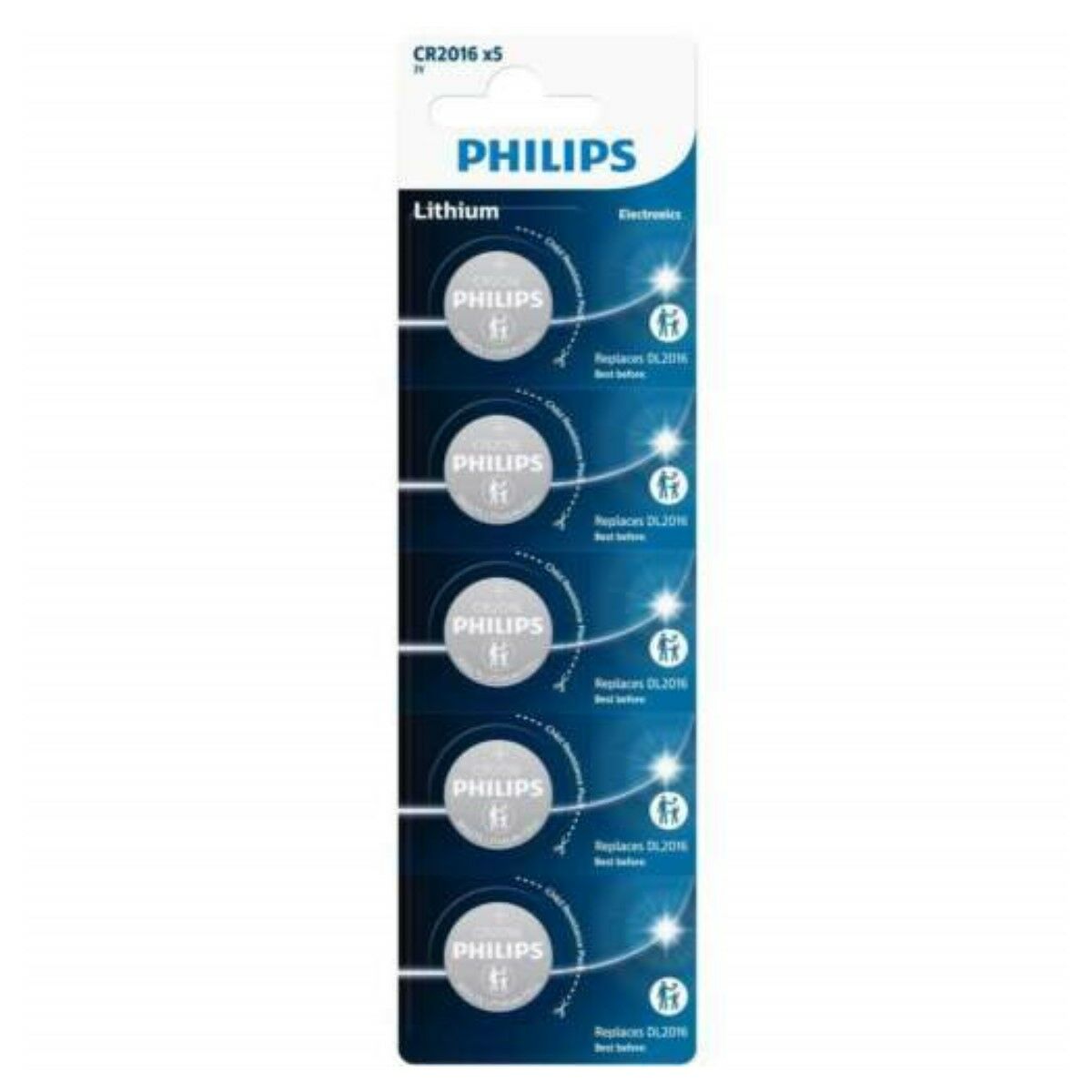 Knappcellsbatteri litium Philips CR2016P5/01B 3 V