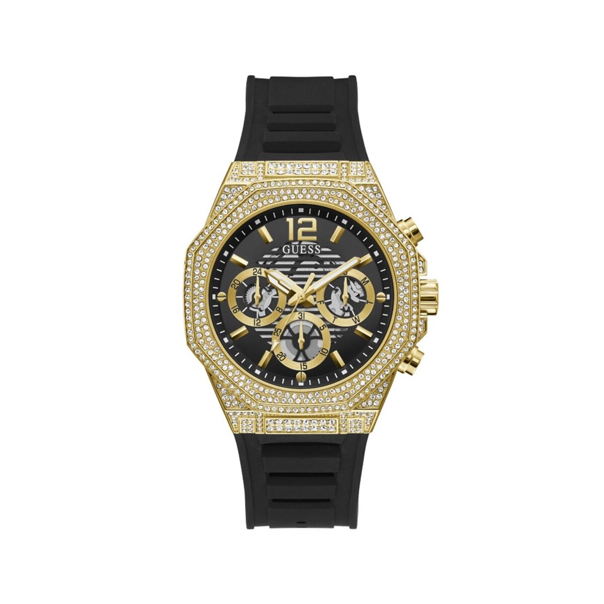 Herrklocka Guess GW0518G2 Svart