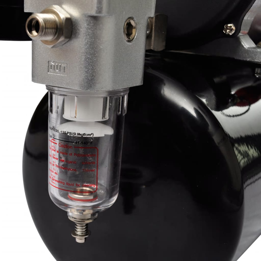 vidaXL Airbrush med kompressor 3 färgsprutor och tillbehör - 7