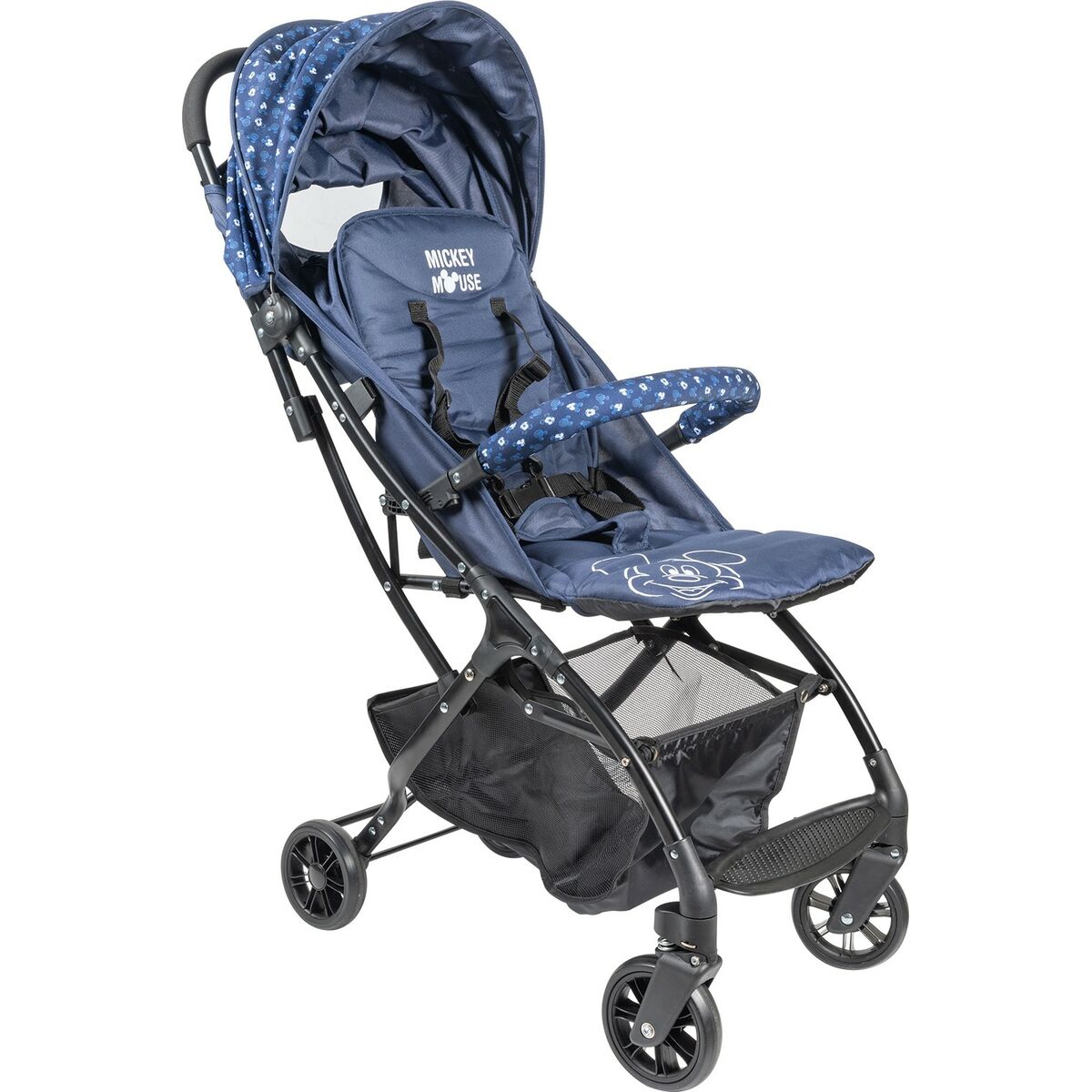 Barnvagn Mickey Mouse CZ10395 Blå Hopfällbar - 7