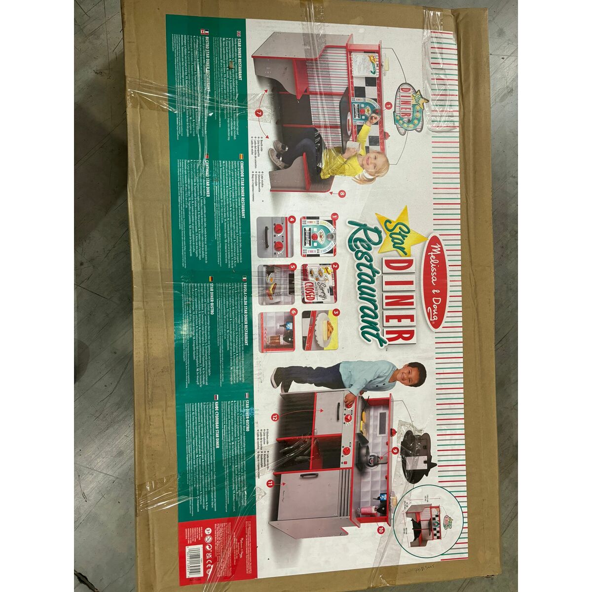 Leksakskök Melissa & Doug Restaurang 108 x 66 x 18 cm - 7