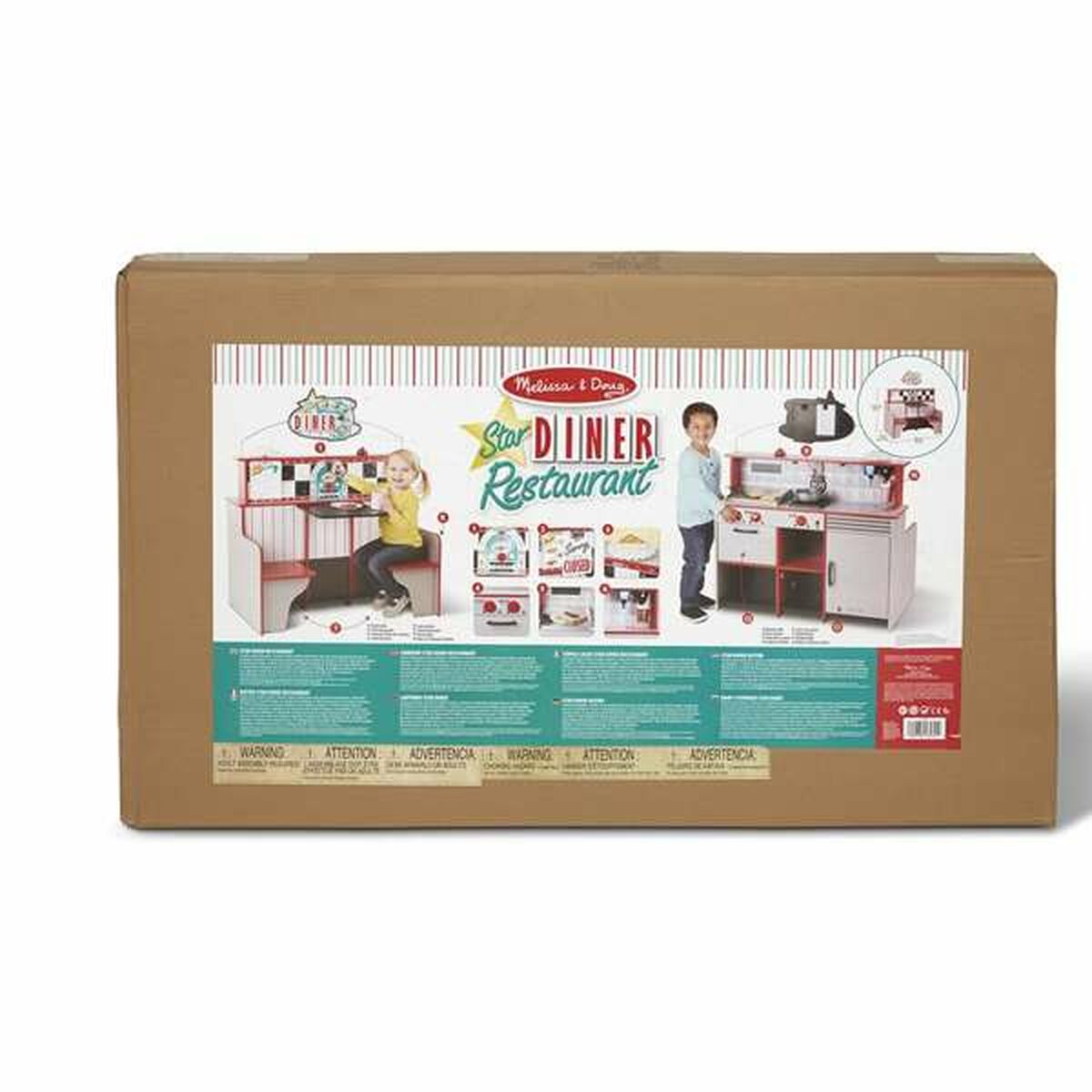 Leksakskök Melissa & Doug Restaurang 108 x 66 x 18 cm - 2