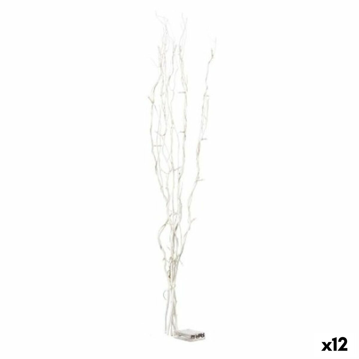 Buketter Gift Decor Vit Trä 20 x 90 x 6 cm LED Ljus (12 antal)