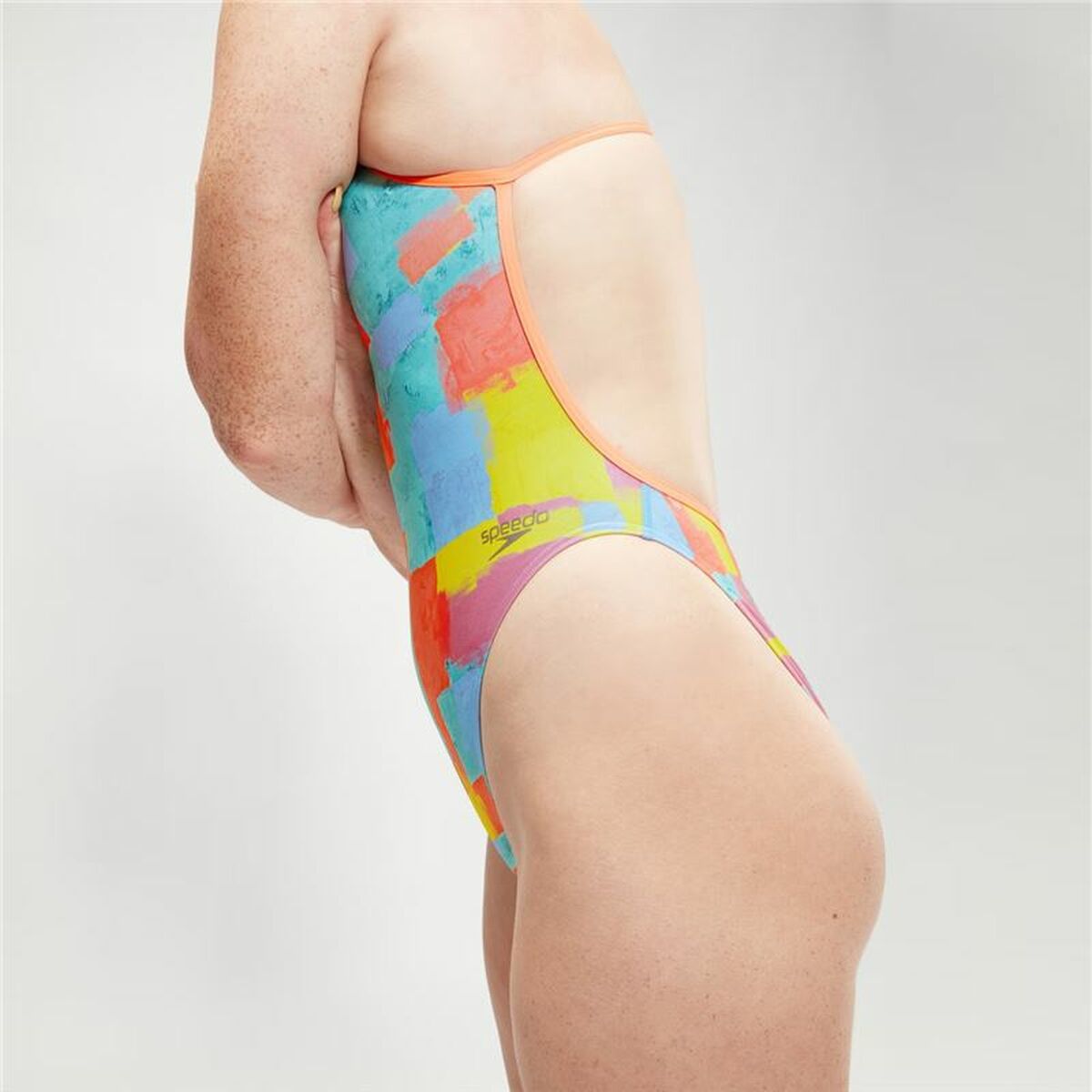 Baddräkt Dam Speedo Speedo Allover Digital V-Back Blå - 5