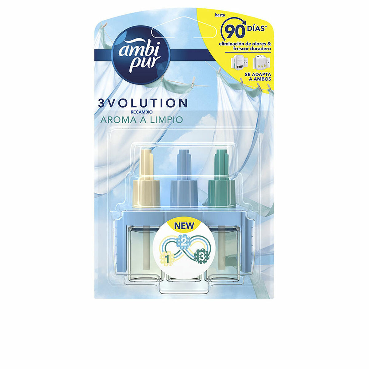 Refill Till Elektrisk Luftfräschare Ambi Pur Volution Ren luft 20 ml