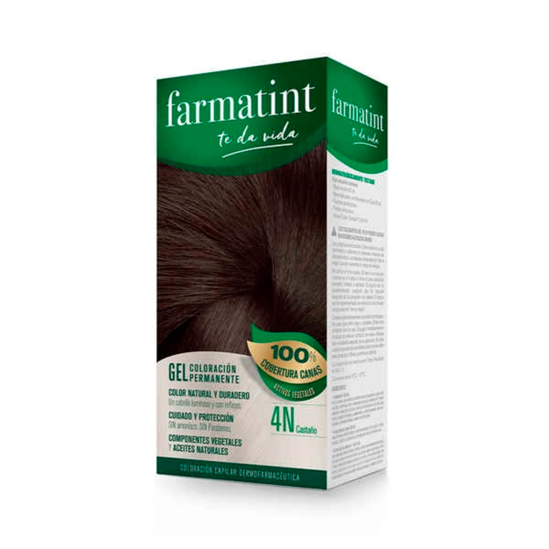Permanent färg Farmatint 380215 Nº 4n-Castano (5 antal)
