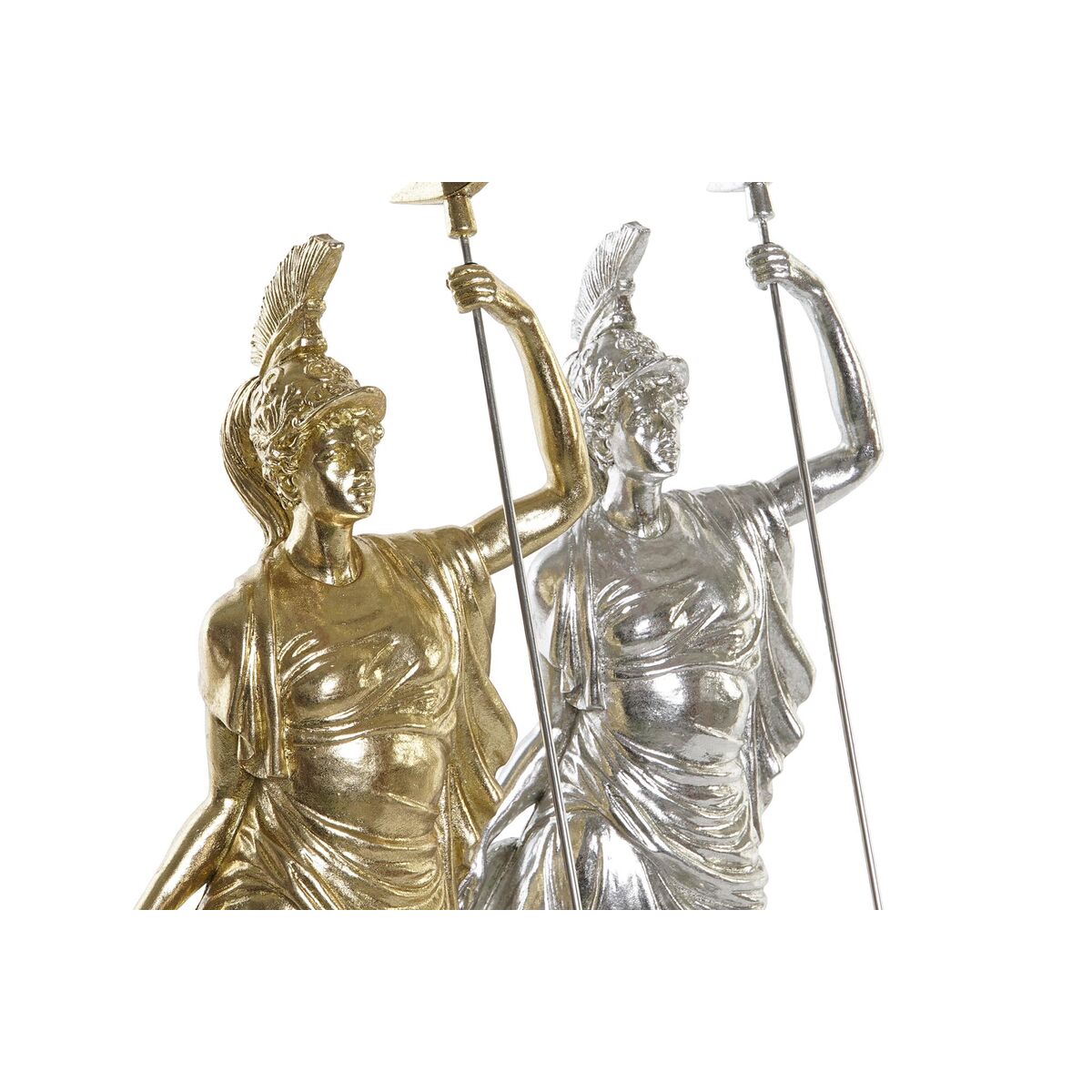 Prydnadsfigur DKD Home Decor 16,5 x 10,5 x 50 cm Silvrig Gyllene Neoklassisk (2 antal) - 6