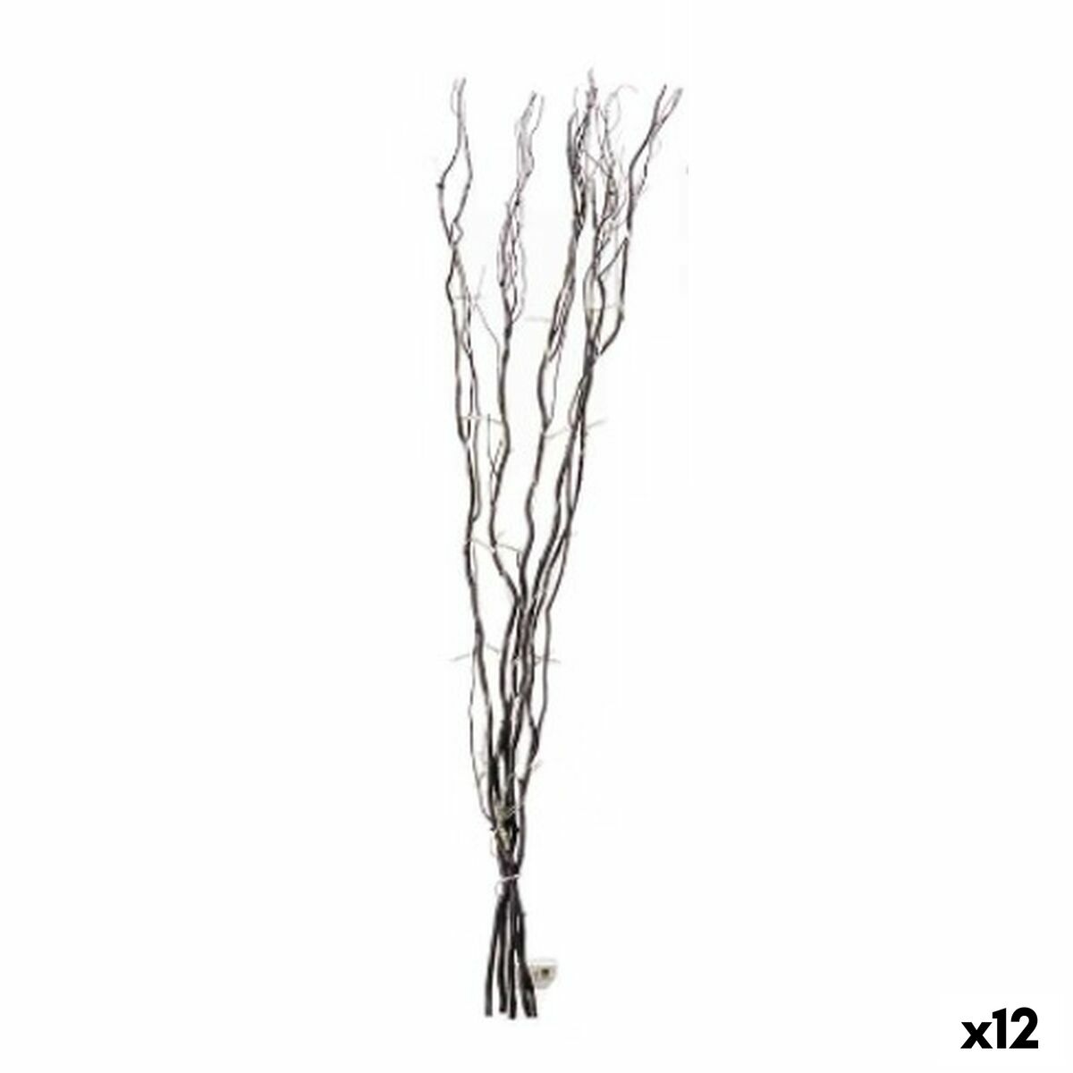 Buketter Gift Decor Svart Trä 20 x 90 x 6 cm LED Ljus (12 antal)