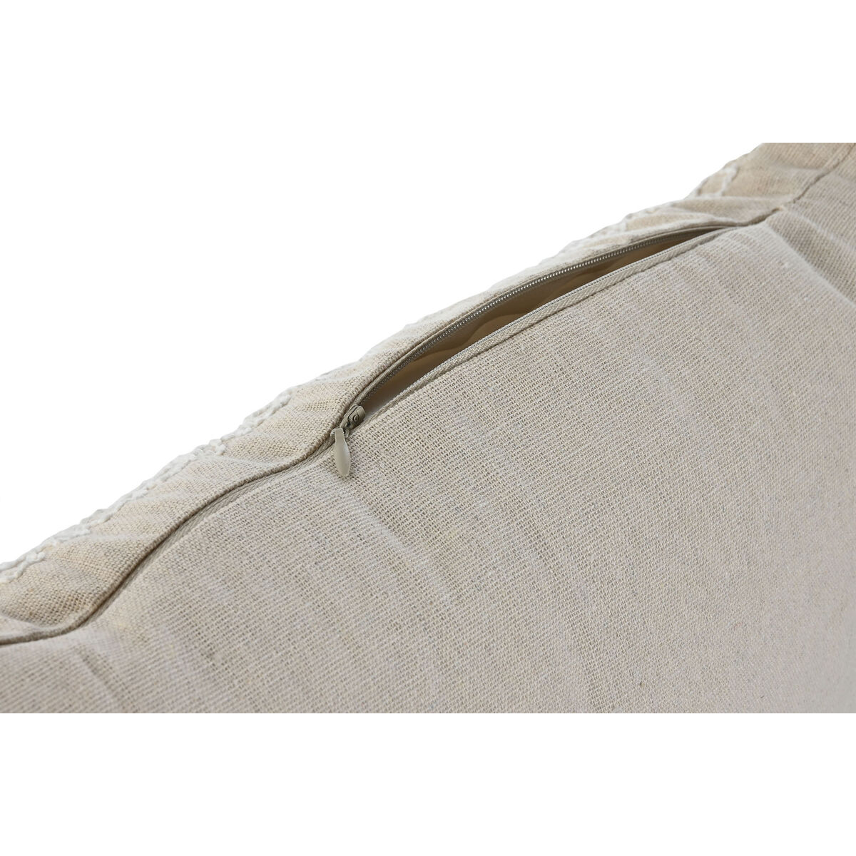Kudde Home ESPRIT Beige Shabby Chic 60 x 40 cm - 3